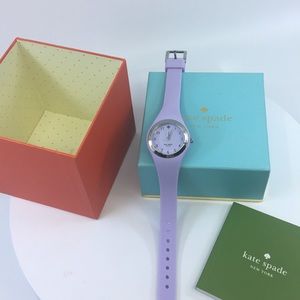 Kate Spade “Rumsey” purple watch